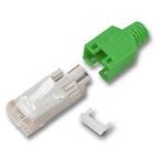 Boot Green for RJ45 Hirose CAT6a - max 6,6 mm