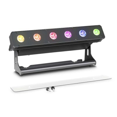 Professional 6 x 12 W RGBWA + UV LED Bar
