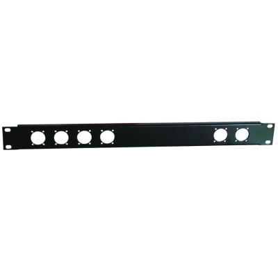 19" blind panel - 1HE - 6x D-size
