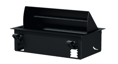CASY In-table mount box - 8 space Black version - RAL9004