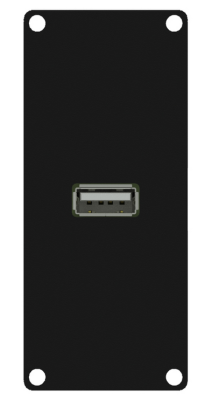 Caymon CASY161B - 1 space USB 2.0 a gender Black version