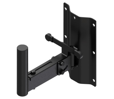 Speaker wall mount bracket - 35mm pole - 250mm Black version