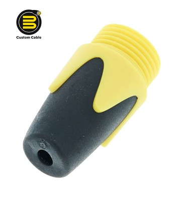Custom cable Bushing for jack yellow neutrik