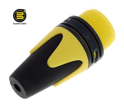 Custom cable Bushing for XLR yellow neutrik