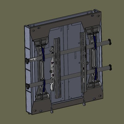 Fusion Dynamic Height Adjustable Wall Mount - Medium - Capacity: 26,9- 54,7 kg