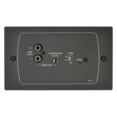 LE-1B - Active Input Plate with 1 Stereo Line Input (Phono and 3,5mm Jack Socket