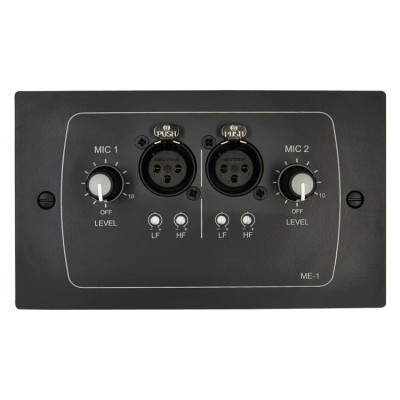 ME-1B - Active Input Plate with Dual Mic Input, Mic Level Control & 2 Band EQ fo