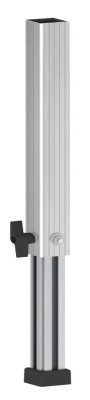 PLTS-ft60100 - Square telescopic leg adjustable from 0,6m to