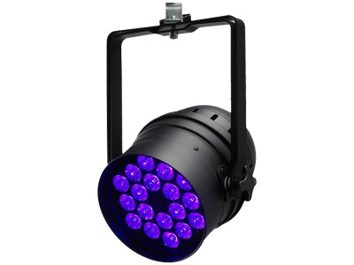 PAR64 18 LEDs 12W RGBWA + UV (black)