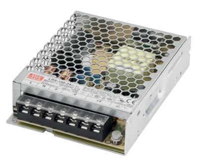 LRS-100-24 - Power Supply - 24VDC 100W max - IP20 - 2 outputs