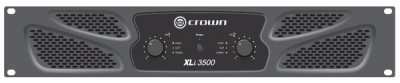 Crown XLI3500 - NO 2 Ohm support, 2 x 1350W/4 ohm - 2 x 1000W/8 ohm