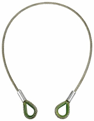 ELLER Steel 2 Ton WLL + PVC - 14 mm 6 x 36 WS Core Working length 3 m (Working length 3 m)