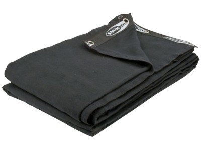 SHOWGEAR Backdrop Stagemolton 320 g/mÂ² Black - 300 x 900 cm (W x H) (Black - 300 x 900 cm (W x H))