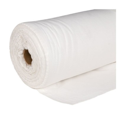 Deko Flanel 1,3mtr wide, 60mtr roll white 160gmì DIN4102B1