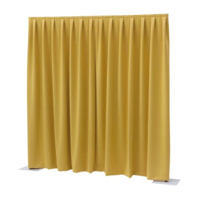 P&D Dimout 300(h)x300cm(w) Pleated, Yellow