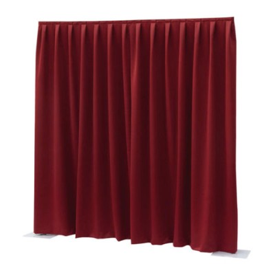 P&D Dimout 300(h)x300cm(w) Pleated, Red
