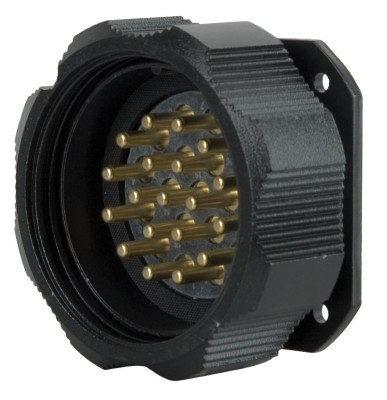 Socapex 19P F chassisconnector