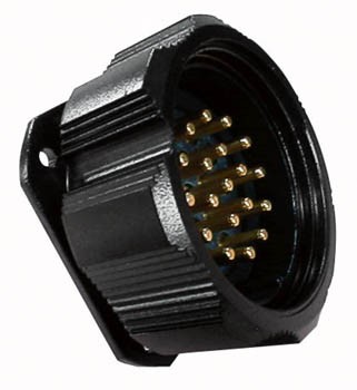 Socapex 19P M chassisconnector