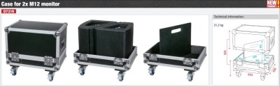 ACA-M12 Case for 2x M12 monitor