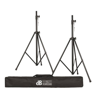 Kit composed by 2 telescopic tripod speaker stands (D25mm)+ bag