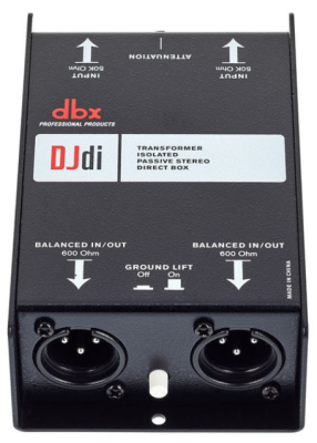 DBX-DJDI - 2-Channel Passive DI Box