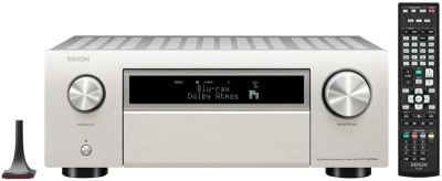 Denon HiFi AVC-X6700H - 11.2-kanaals 8K AV-versterker, 3D-audio, HEOS Built-in Silver