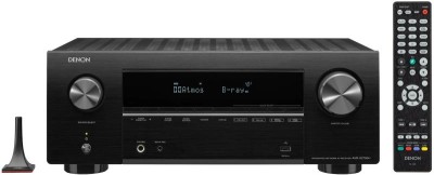 Denon HiFi AVR-X2700H 7.2-kanaals 8K AV-receiver met 3D-audio en HEOS Built-In Black