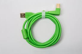 Chroma Cable angled USB 1,5M Green