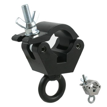 DOUGHTY CLAMP HANGING CLAMP (M12 eyenut - 340 kg) (black)