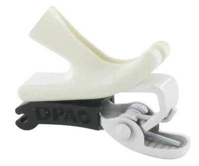 Curved Clip, White