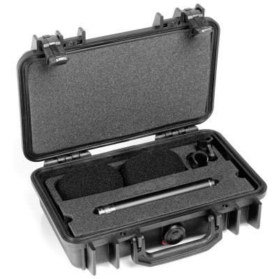 d:dicate 4011A Stereo Pair with Clips and Windscreens in Peli Case