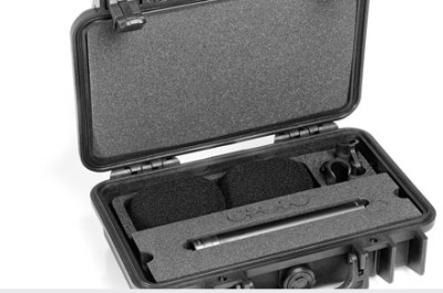 d:dicate 4015A Stereo Pair with Clips and Windscreens in Peli Case