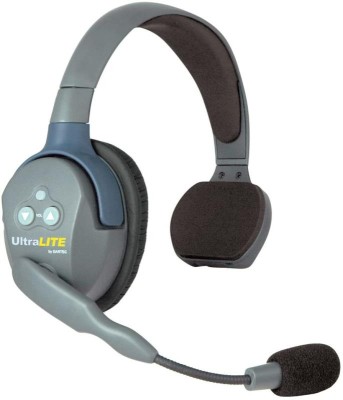 UltraLITE Single Remote Headset  w/ Rechargable Lithium  Battery