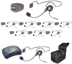 1-HUB, 8- UltraPAK & 9- Cyber Headsets w/ Batteries, Charger, Soft Sided Case
