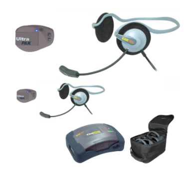 1-HUB, 2- UltraPAK & 2- Monarch Headsets w/ Batteries, Charger, Soft Sided Case