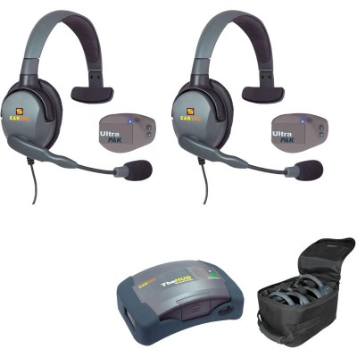 1-HUB, 2- UltraPAK & 2- Max 4G Single Headsets w/ Batteries, Charger, Soft Sided