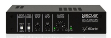 eCA120DN Dante interface amplifier