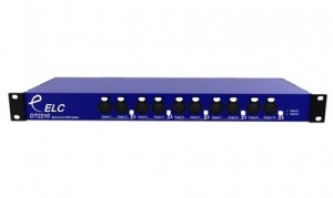 DT2210/5 FI - 2 in 10 out 19"splitter, Full isolated, RDM