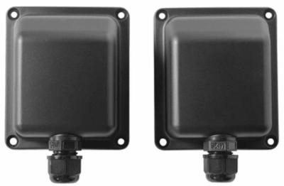 Weather cover for 5", 8" black pair