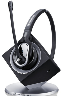 DW 20 USB ML-EU-DECT Wireless Monaural Professional headset with base station