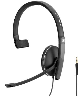 SC 135 - Wired monaural UC headset with 3.5 mm jack connectivity