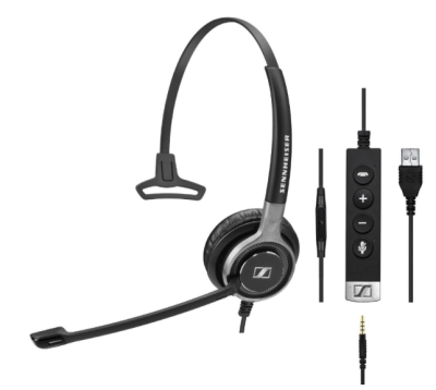 SC 635 USB - Wired monaural UC headset with 3.5 mm jack and USB connectivity
