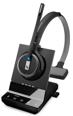 SDW 5034-EU-DECT Wireless Office headset with base station, for PC and mobile