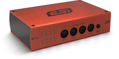ESI M4U EX - 8-port USB 3.0 MIDI interface with USB hub