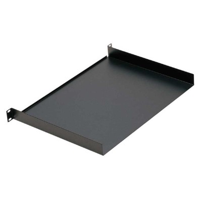 rack shelf, steel plate, 1U, RAL9005