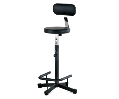 stool, adjustable, H:620-890mm, back