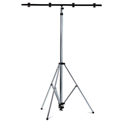 lighting stand, steel, galvanized with telescopic leg, H:2110-3540mm