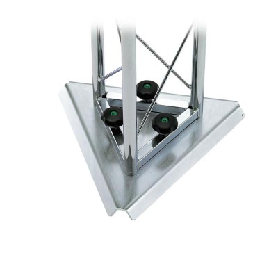 triangular base, steel plate, galvanized, L:350mm