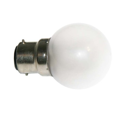 B22 - Lampe B22 LED SMD Blc ch - ? 45-47mm 230V - Blanc chaud