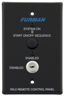 FURMAN System Control Panel, Momentary Key Switch, No Limit